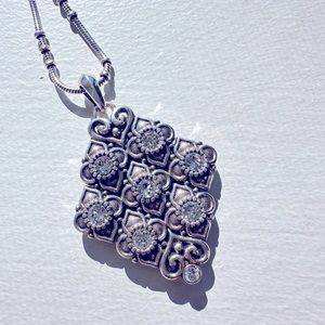 Brighton Pewter Sparkly Pendant